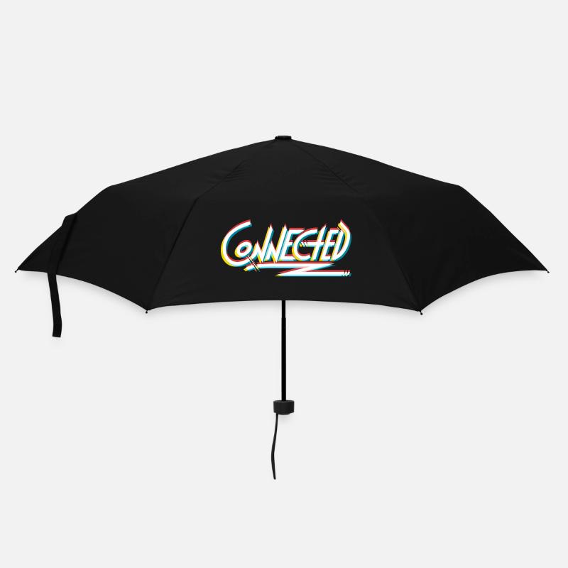 Connected_white_prism - Umbrella (small) - black