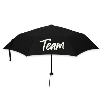 Équipe - Parapluie standard - noir - Devant