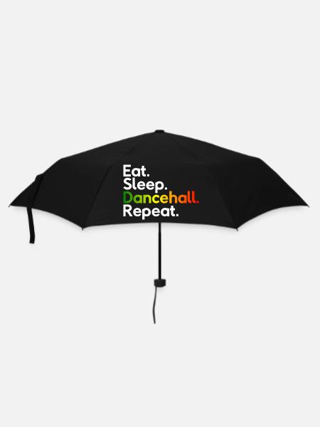 Mangez Sommeil Dancehall Repeat - Parapluie standard - noir
