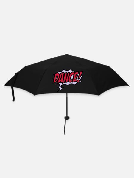 tanzen - Regenschirm (klein) - Schwarz