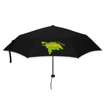 o Thurgau du Heimat | Ostschweiz - Regenschirm (klein) - Schwarz - Vorne