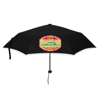 Wartburg 353 Oldschool - DEKORATIEF T-Shirt - Regenschirm (klein) - Schwarz - Vorne