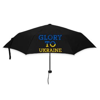 Glory To Ukraine - Umbrella (small) - black - Front