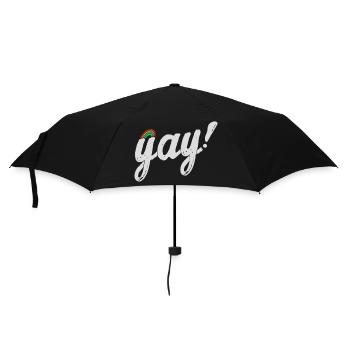 Yay Gay - Parapluie standard - noir - Devant