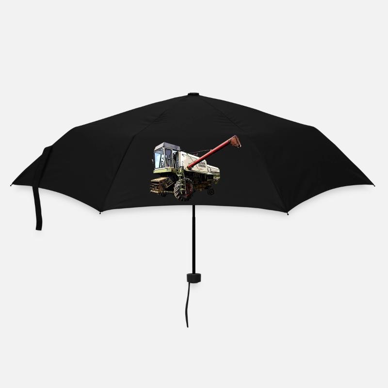 E512 Fortschritt Mähdrescher der DDR IFA - Regenschirm (klein) - Schwarz