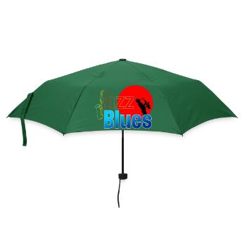 JAZZ BLUES MUSIC LOVERS - Umbrella (small) - bottlegreen - Front