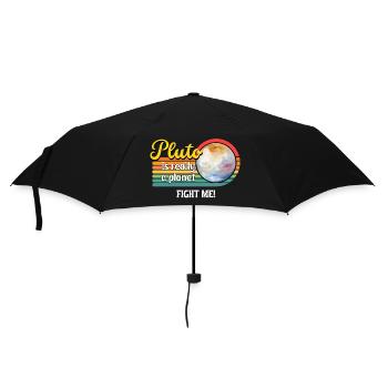 Let's make Pluto a planet again - that's what Pluto is. - Umbrella (small) - black - Front