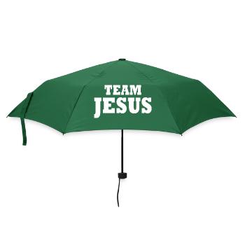 Team jesus - Umbrella (small) - bottlegreen - Front