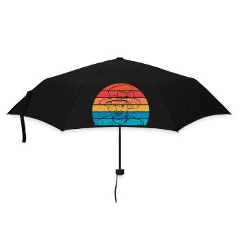 Queen Elizabeth II retro vintage Elizabeth 2 - Umbrella (small) - black - Front