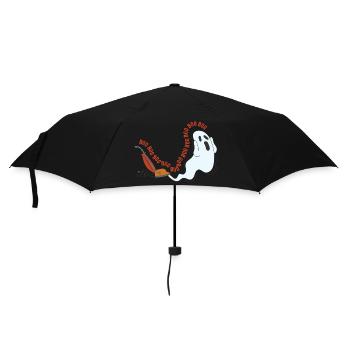 Halloween Ghost Boo Cute Vacuum Cleaner - Umbrella (small) - black - Front
