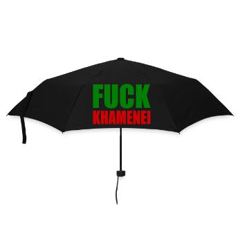 Fuck khamenei Chamenei - iran - Umbrella (small) - black - Front