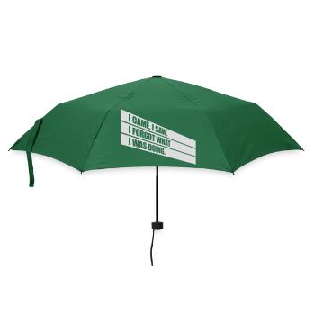 I came saw forget - Umbrella (small) - bottlegreen - Front