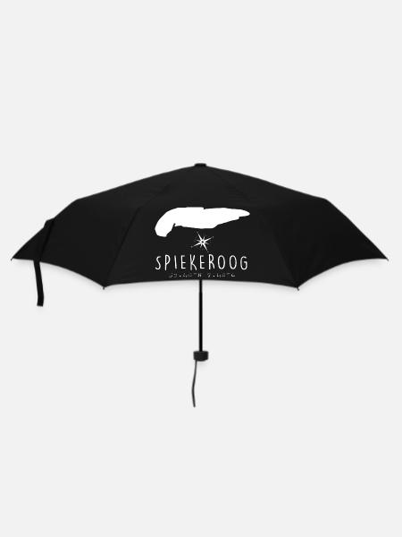 Spiekeroog - Regenschirm (klein) - Schwarz