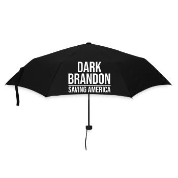 Dark Brandon Saving america Joe Biden - Regenschirm (klein) - Schwarz - Vorne