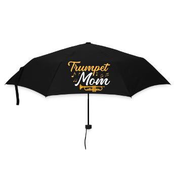 Trompettiste Maman Mère Trompettiste - Parapluie standard - noir - Devant