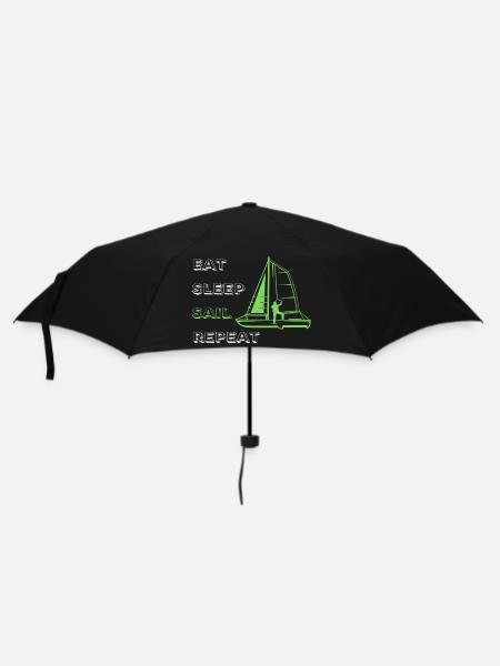Eat Sleep Sail Repeat - Umbrella (small) - black