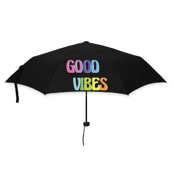 Good Vibes - Umbrella (small) - black - Front