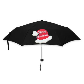 Merry Christmas - Umbrella (small) - black - Front