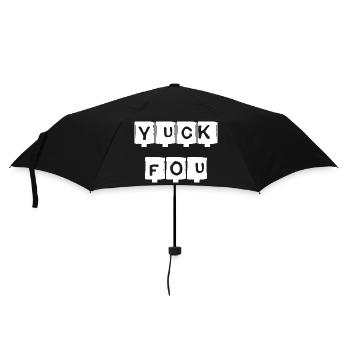 YUCK FOU - white - Umbrella (small) - black - Front