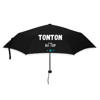 tonton au top idée cadeau - Parapluie standard - noir - Devant