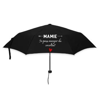 mamie je peux manger de secolat-humour enfant - Parapluie standard - noir - Devant