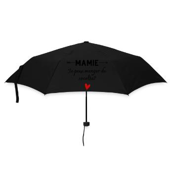 mamie je peux manger de secolat-humour enfant - Parapluie standard - noir - Devant
