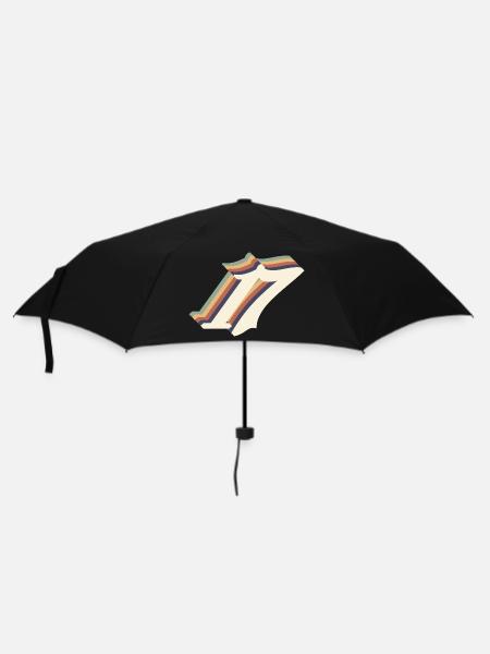 17e anniversaire vintage - Parapluie standard - noir