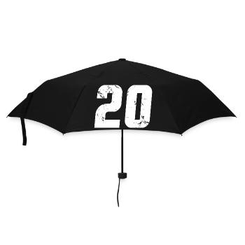 Cool Number 20 - 20 ans 20th Birthday Gift - Parapluie standard - noir - Devant