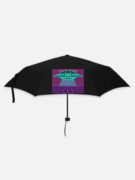 Discover our Retro Style Vintage Design UFO - Umbrella (small) - black