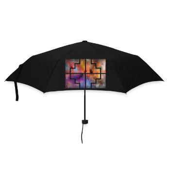 Geometric Collor - Umbrella (small) - black - Front