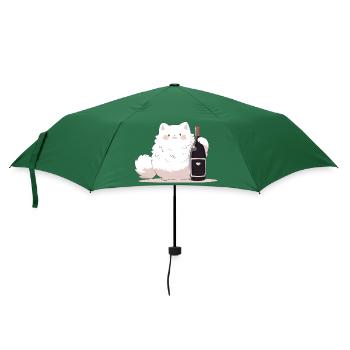 Wine Kitty - Umbrella (small) - bottlegreen - Front