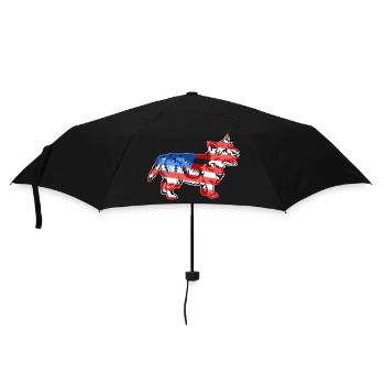 Norfolk Terrier Norfolk Terrier Flag - Umbrella (small) - black - Front
