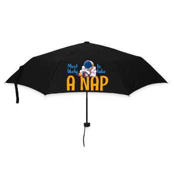 Most Likely to Take a Nap - Umbrella (small) - black - Front
