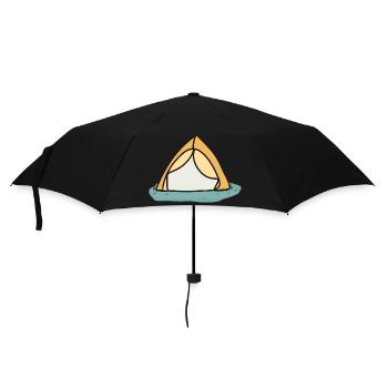 Campingplätze 3 - Regenschirm (klein) - Schwarz - Vorne
