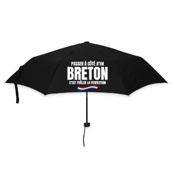 Bretagne, Bretagne humour, je suis Breton - Parapluie standard - noir - Devant