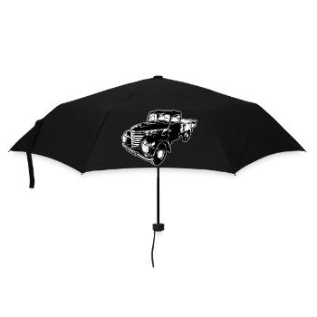 Camion transporteur à plateau Framo DDR IFA Oldtimer - Parapluie standard - noir - Devant