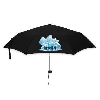 PEOPLE FROZEN IN OF GIANT HUNKS OF ICE - Umbrella (small) - black - Front