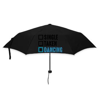 Dancing Dance Music - Umbrella (small) - black - Front