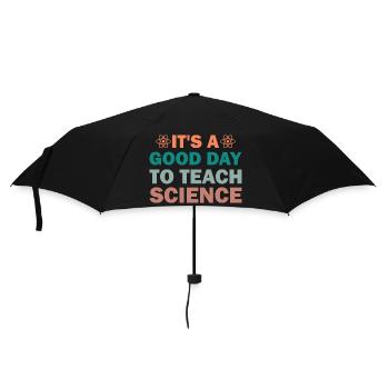 Its A Good Day To Teach Science - Regenschirm (klein) - Schwarz - Vorne