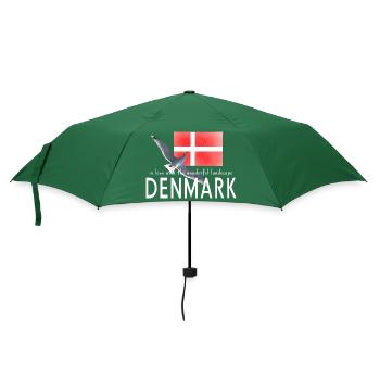 Denmark Danmark Seagull - Umbrella (small) - bottlegreen - Front
