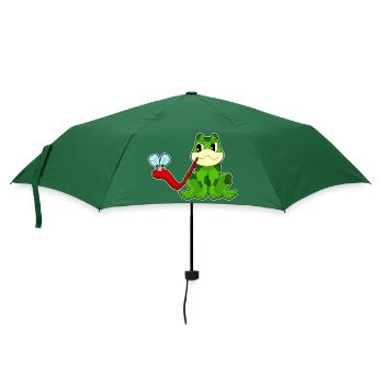 Mouche grenouille - Parapluie standard - vert bouteille - Devant