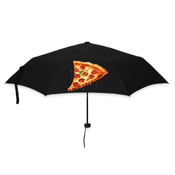 Pizza - Umbrella (small) - black - Front