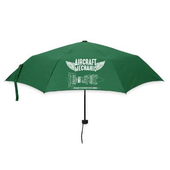 Meilleur mécanicien d’avion pour hommes Aviation féminine - Parapluie standard - vert bouteille - Devant