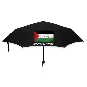 FREE PALESTINE - Umbrella (small) - black - Front