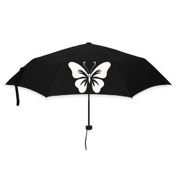 Bold Butterfly - Umbrella (small) - black - Front