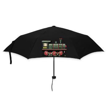 Steam locomotive - Umbrella (small) - black - Front