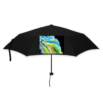 crocodile to heaven - Umbrella (small) - black - Front