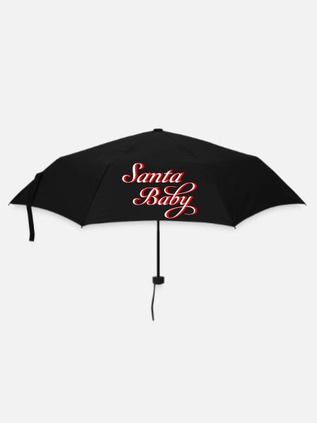 Santa Baby - Umbrella (small) - black