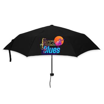 Musique Jazz et Blues | Ressentez la musique - Parapluie standard - noir - Devant