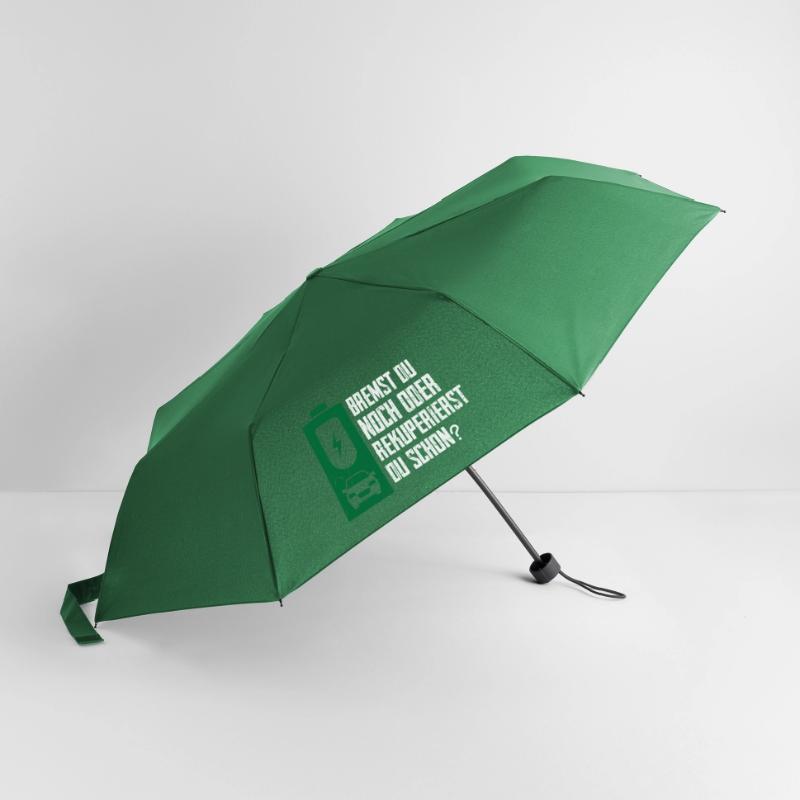 Bremst du Noch Oder Rekuperierst Du Schon? Regenschirm (klein)